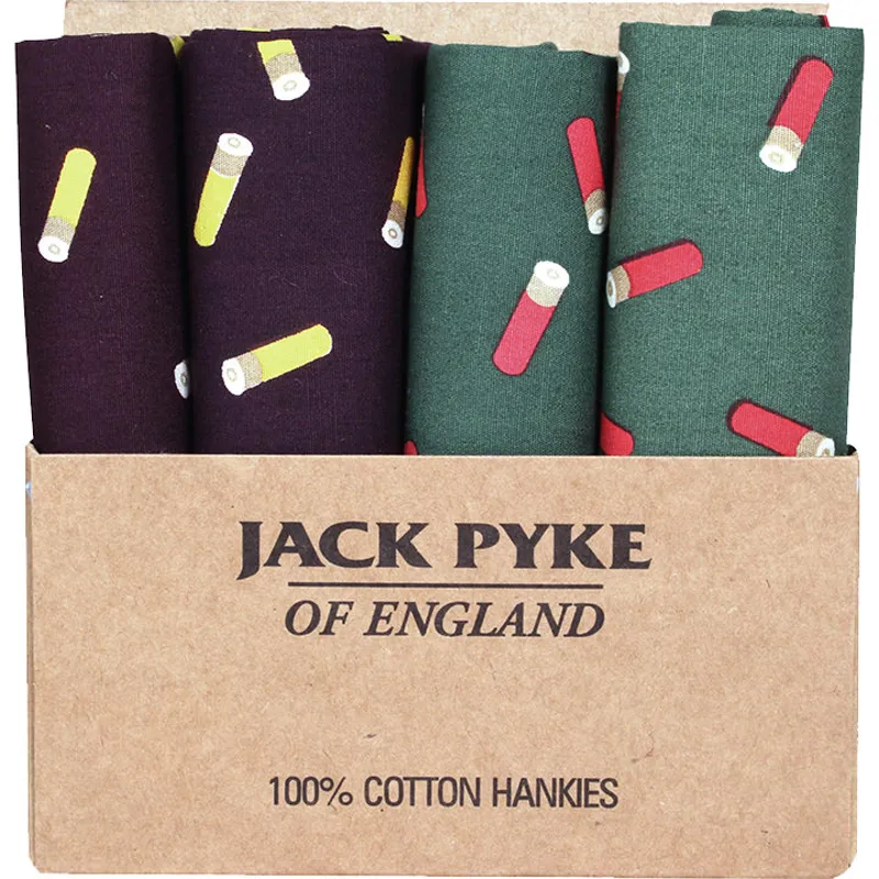 Jack Pyke 4 Pack Hankies - Cartridge Print