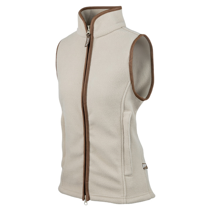 Jack Pyke Ladies Countryman Fleece Gilet - Mushroom-1