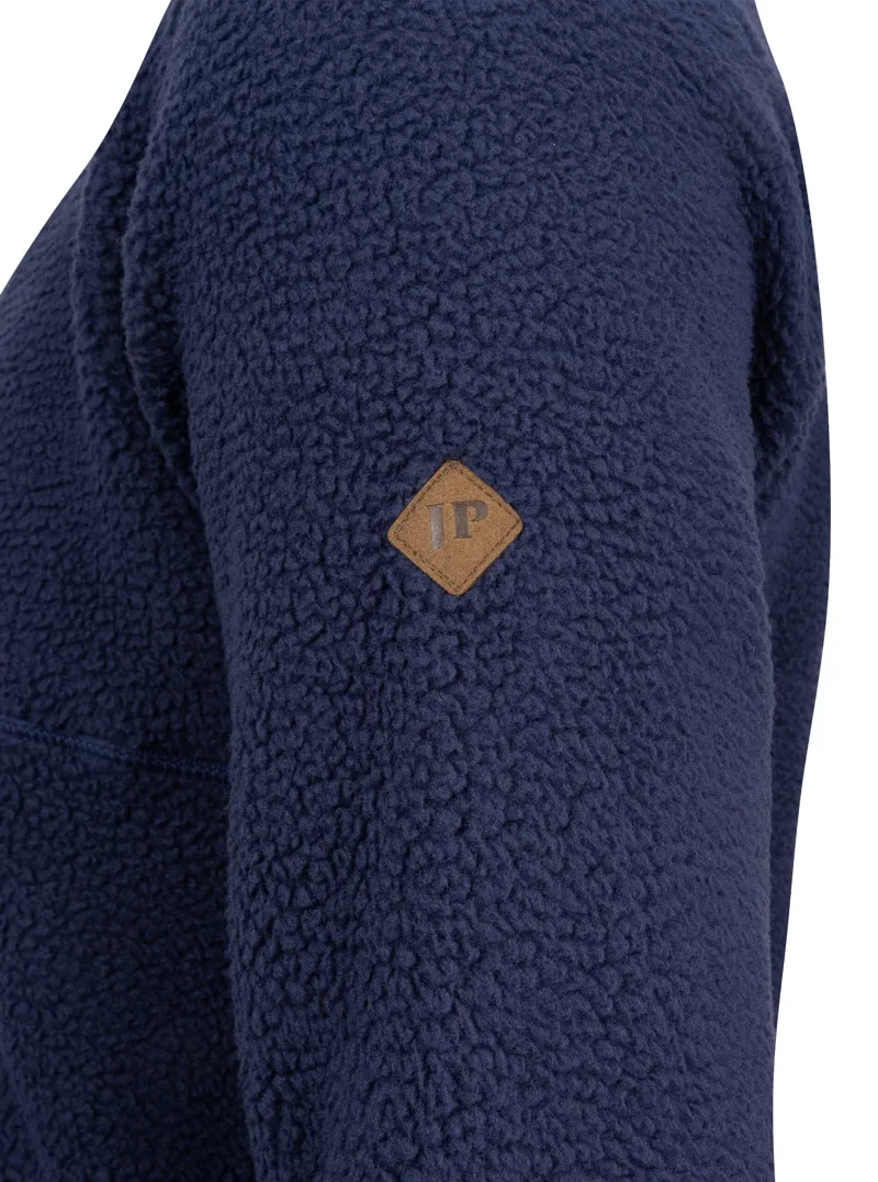 Jack Pyke Junior Half Zip Sherpa Fleece Pullover - Navy-6