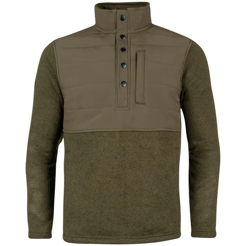 Jack Pyke Snap Neck Pullover - Green