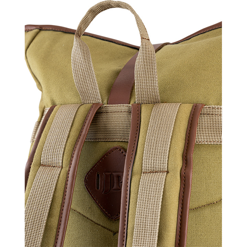 Jack Pyke Canvas Fold Top Rucksack - Fawn-3