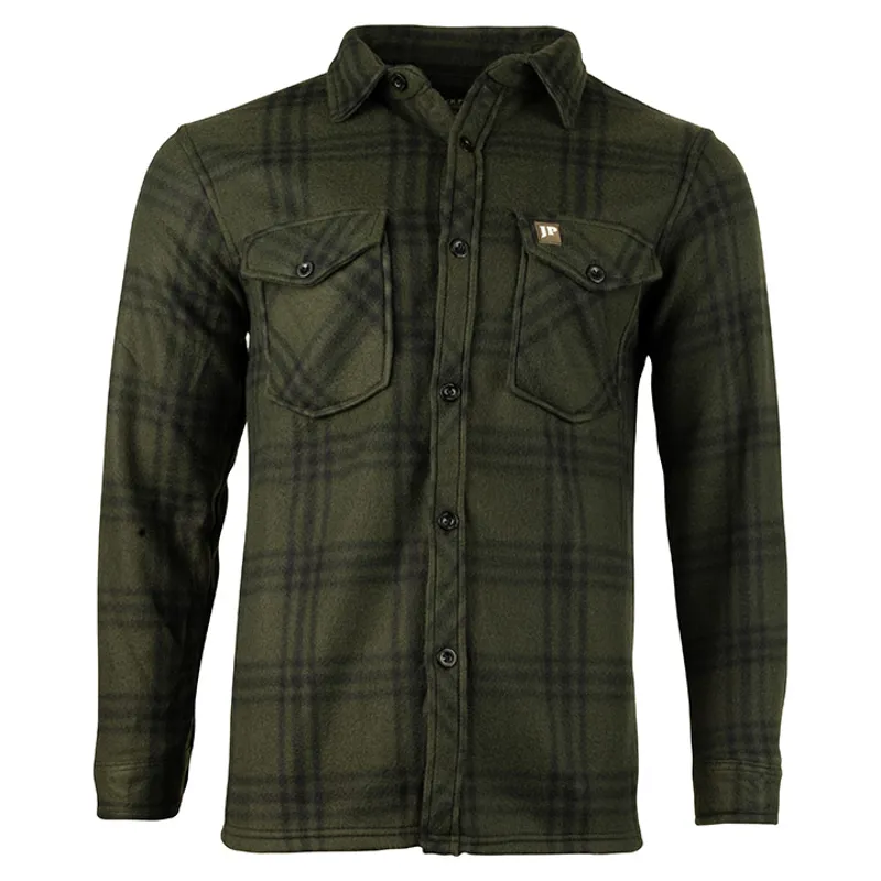 Jack Pyke Polar Fleece Shirt - Green Check