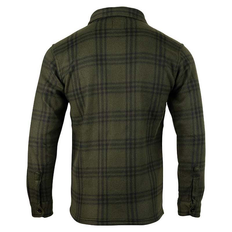Jack Pyke Polar Fleece Shirt - Green Check-1