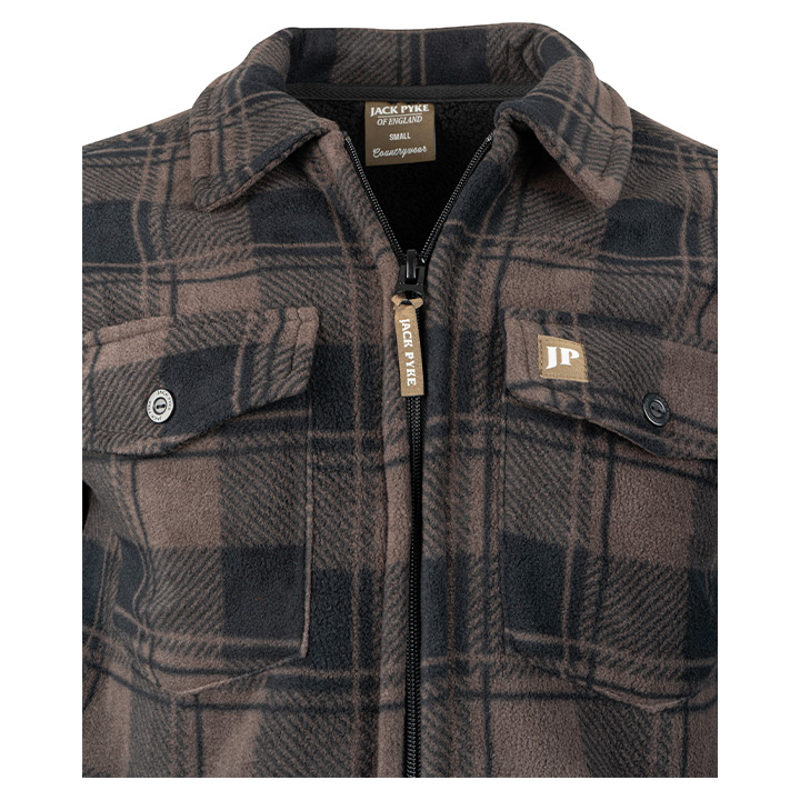 Jack Pyke Tundra Shirt - Brown Check-5