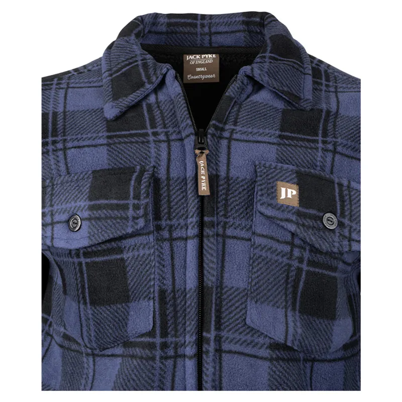 Jack Pyke Tundra Shirt - Navy Check-5