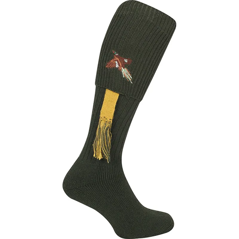 Jack Pyke Shooting Socks Pheasant - Green
