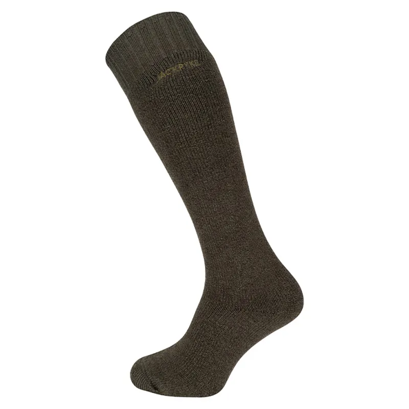 Jack Pyke Wellington Boot Socks - Green/Brown