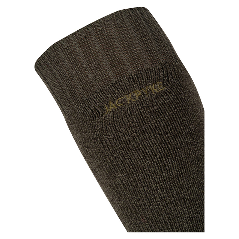 Jack Pyke Wellington Boot Socks - Green/Brown-1