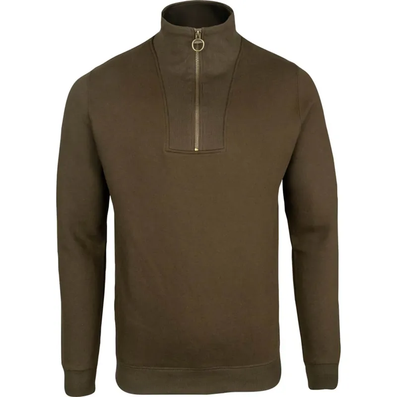 Jack Pyke Half Zip Sweatshirt - Dark Olive