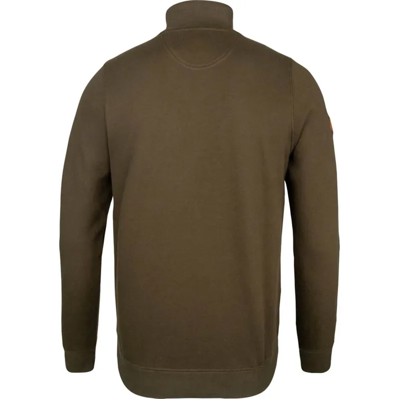Jack Pyke Half Zip Sweatshirt - Dark Olive-1