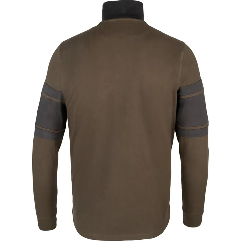 Jack Pyke Half Zip Contrast Sweatshirt - Green-1