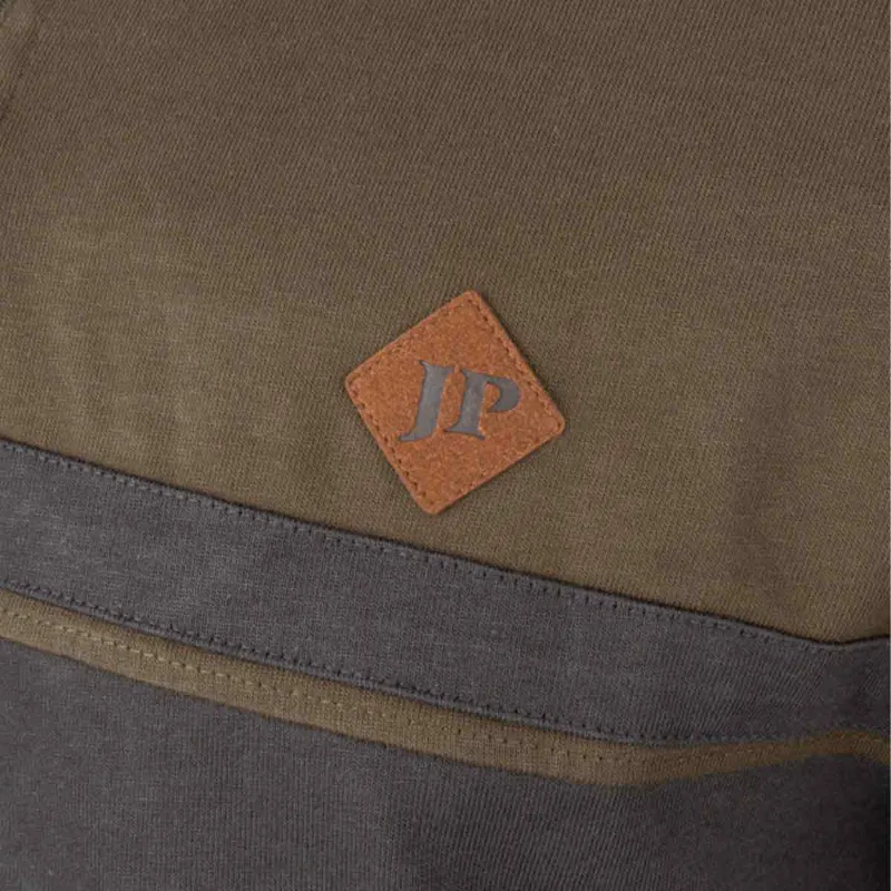 Jack Pyke Half Zip Contrast Sweatshirt - Green-2