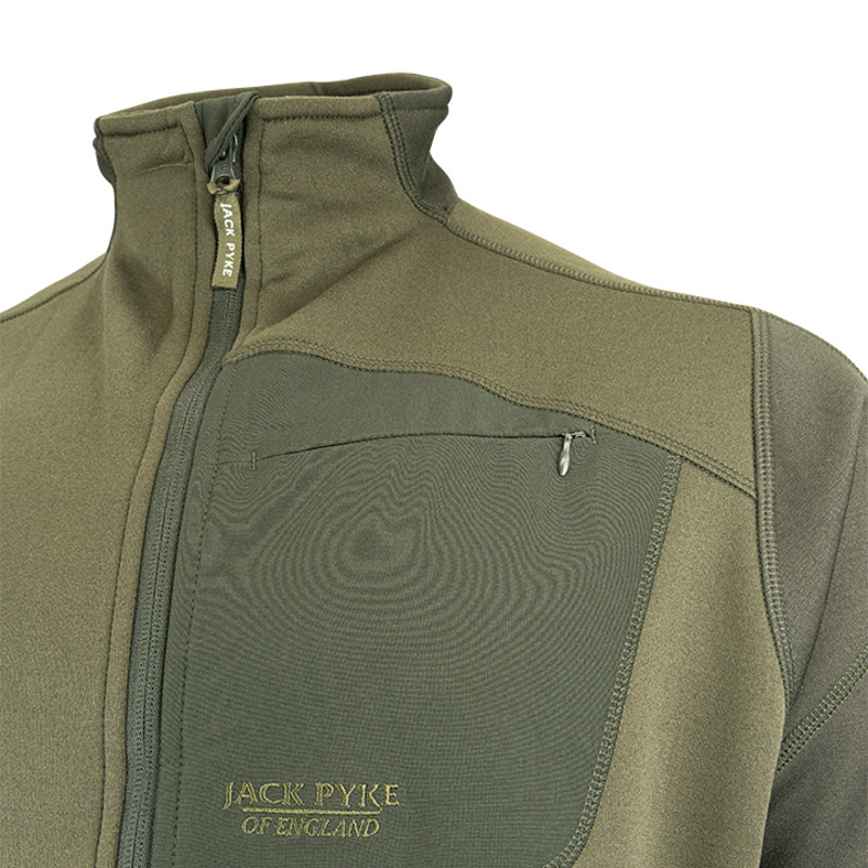 Jack Pyke Ashcombe Technical Fleece Jacket - Green-3