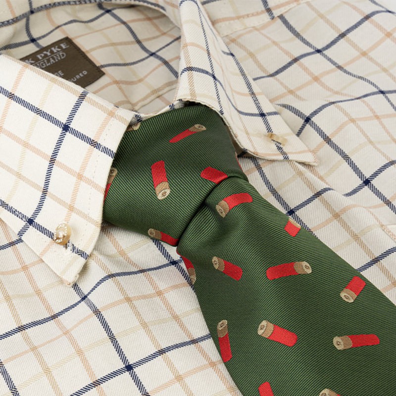 Jack Pyke Shooting Tie - Green Cartridge-2