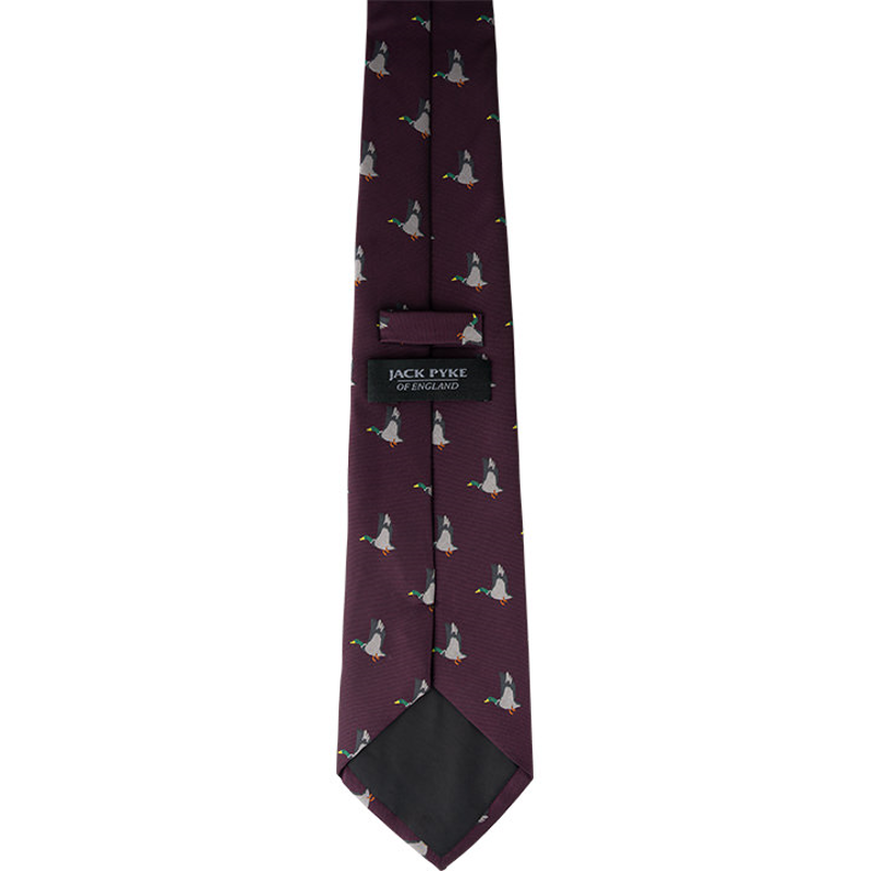 Jack Pyke Shooting Tie - Wine Duck-1
