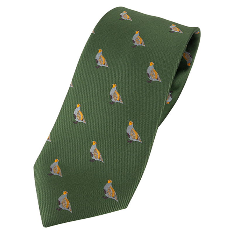 Jack Pyke Shooting Tie - Green Partridge