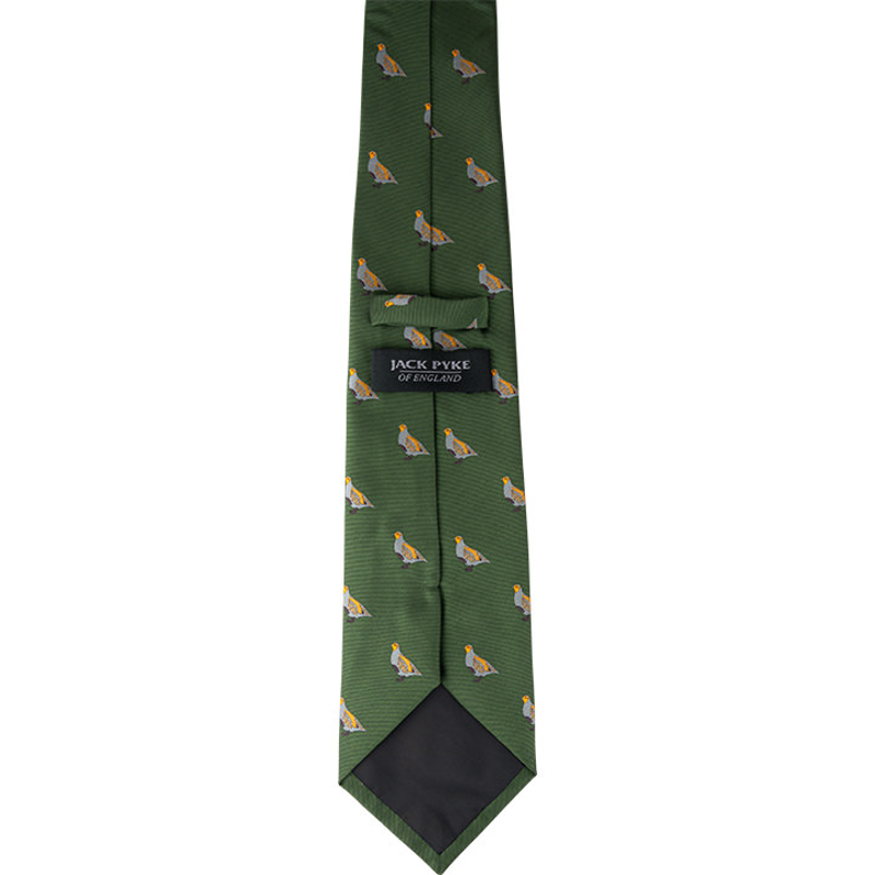 Jack Pyke Shooting Tie - Green Partridge-1