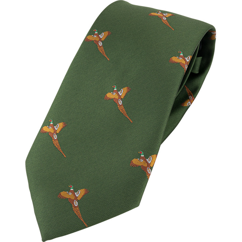 Jack Pyke Shooting Tie - Green Pheasant