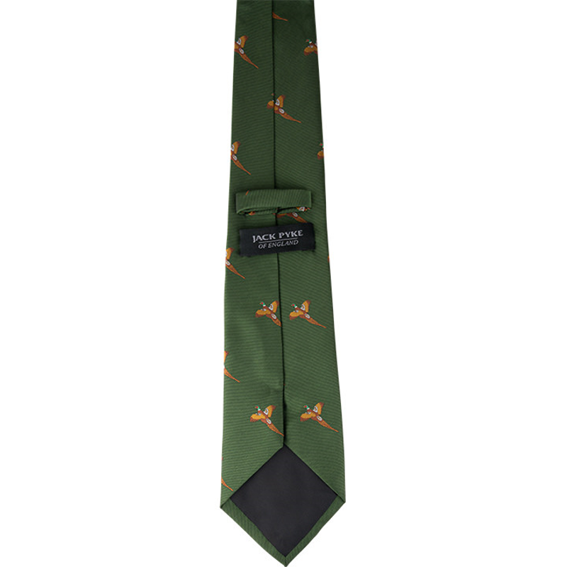 Jack Pyke Shooting Tie - Green Pheasant-1