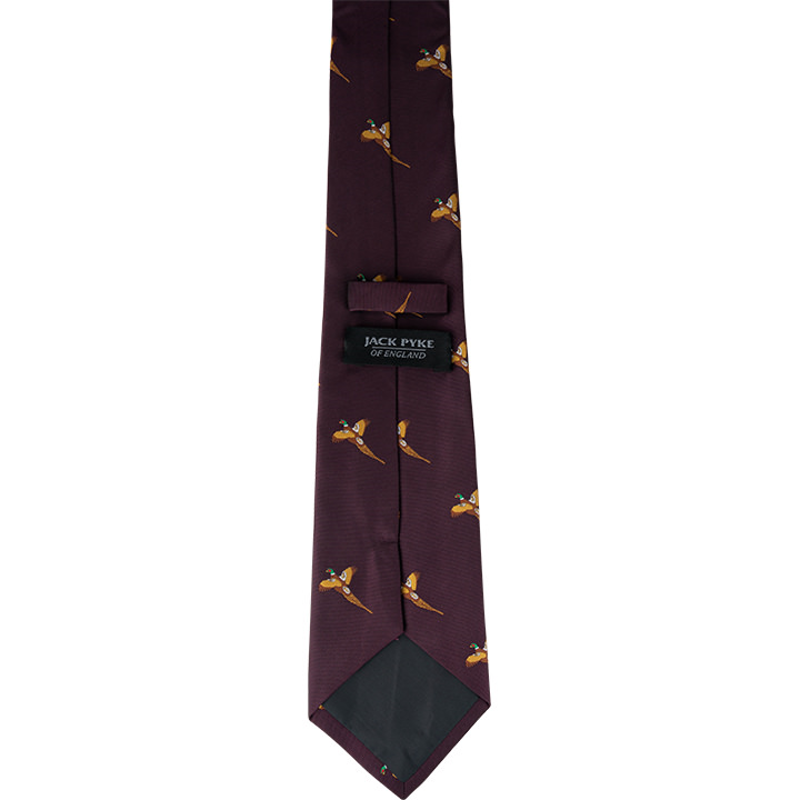 Jack Pyke Shooting Tie - Wine Pheasant-1