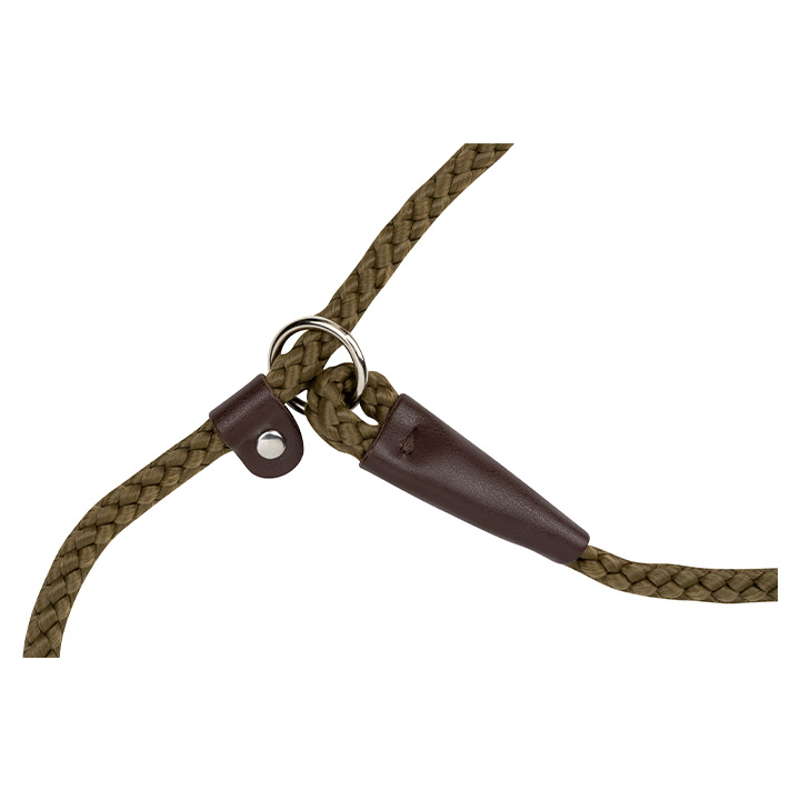 Jack Pyke Traditional Dog Slip Lead - Olive Green-2