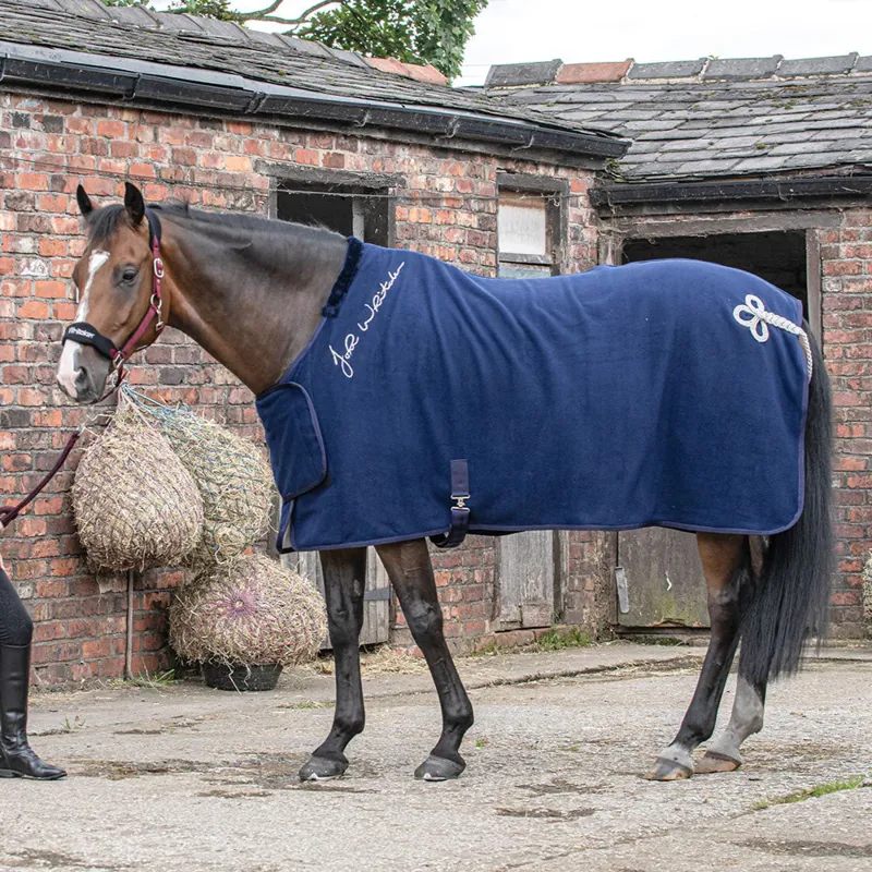 John Whitaker Chelsea Fleece - Navy/Silver