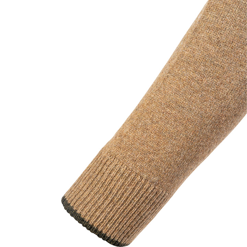 Jack Pyke Ashcombe Lambswool Zipknit Jumper - Barley-2
