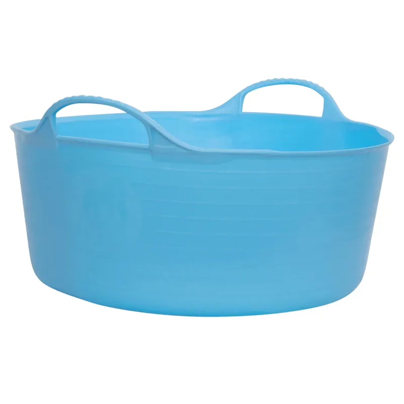 Red Gorilla Tubtrug Flexible Small Shallow 15L Bucket - Sky Blue