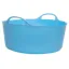 Red Gorilla Tubtrug Flexible Small Shallow 15L Bucket - Sky Blue
