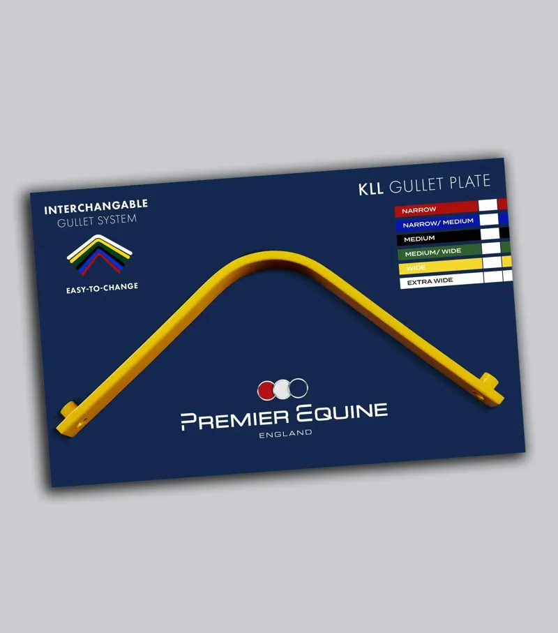 Premier Equine Saddle KLL Gullet Plate Multi