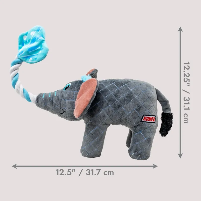 KONG Bendeez Elephant Large dog toy - Grey-2
