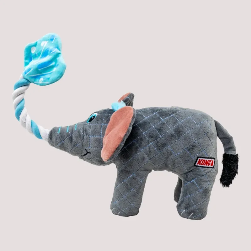 KONG Bendeez Elephant Large dog toy - Grey-3