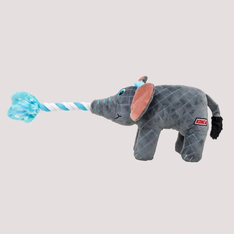 KONG Bendeez Elephant Large dog toy - Grey-4