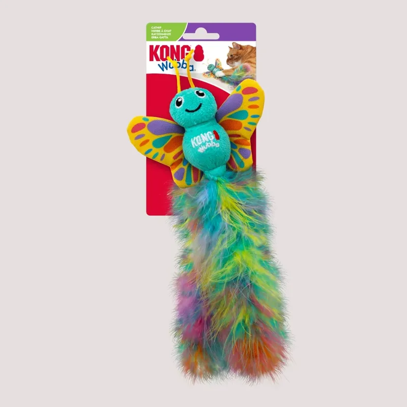 KONG Cat Wubba Butterfly Cat Toy-5