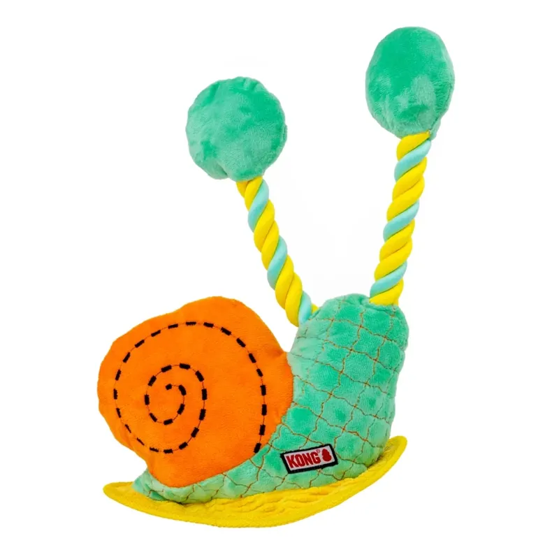 KONG Large dog toy Bendeez Snail - Green-4