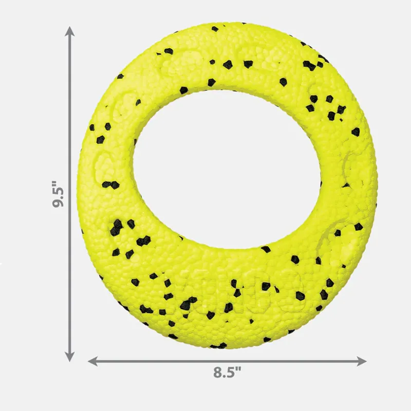 KONG Reflex Flyer dog toy - Yellow-1