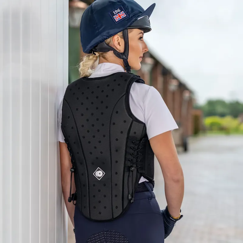 Charles Owen Kontor Adults Body Protector - Black-6