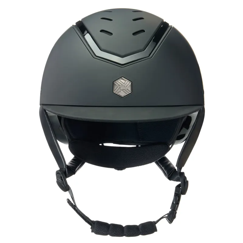 EQX Kylo Riding Hat - Black Matte/Black Gloss-1