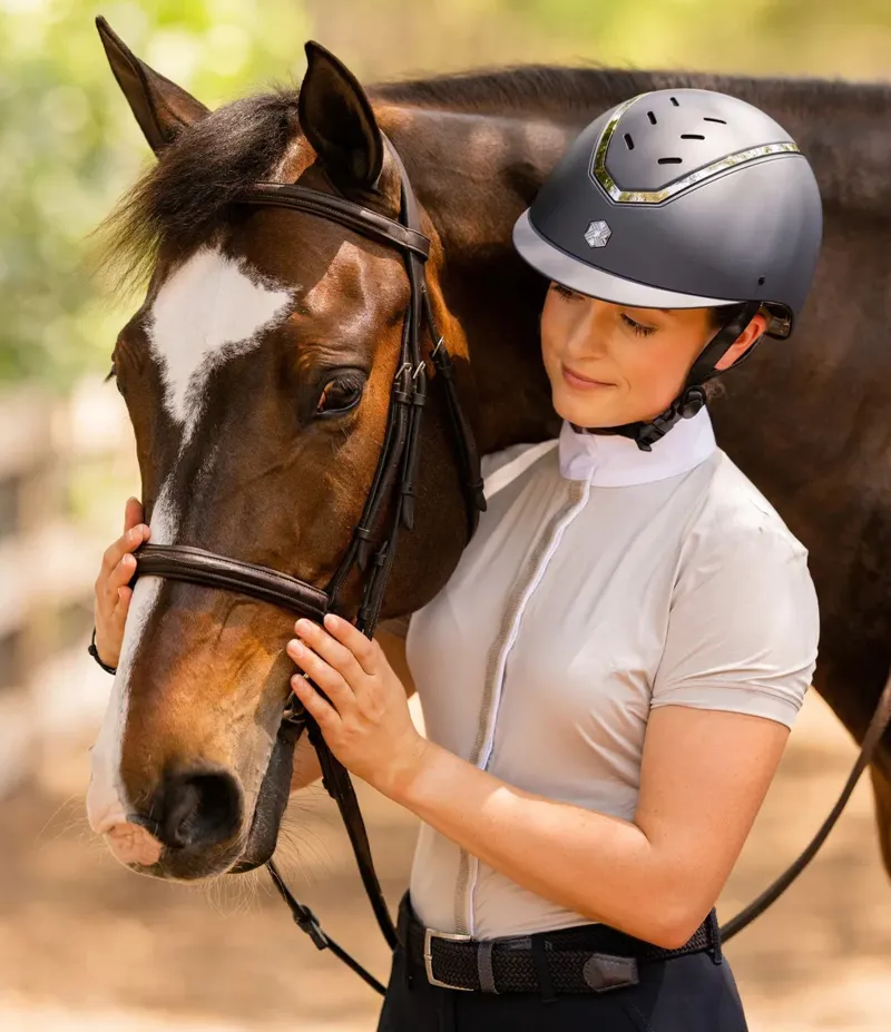 EQX Kylo Riding Hat - Navy Matte/Pewter-5