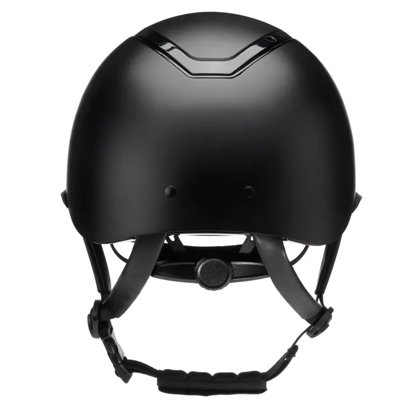 EQX Kylo Wide Peak Riding Hat - Black Matte/Black Gloss-1