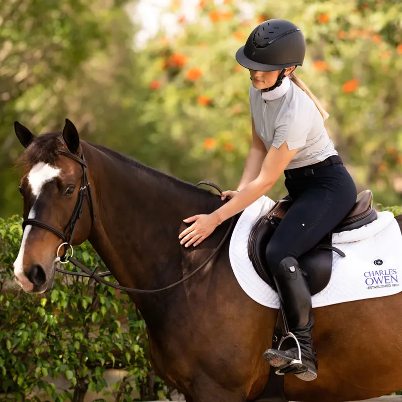 EQX Kylo Wide Peak Riding Hat - Black Matte/Black Gloss-3