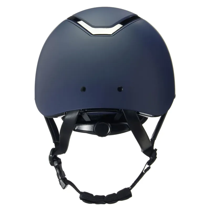 EQX Kylo Wide Peak Riding Hat - Navy Matte/Pewter-1