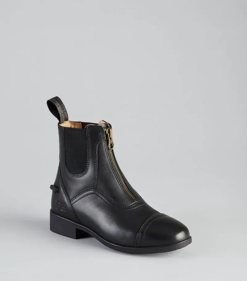 Premier Equine Virtus Junior Leather Paddock Boot - Black