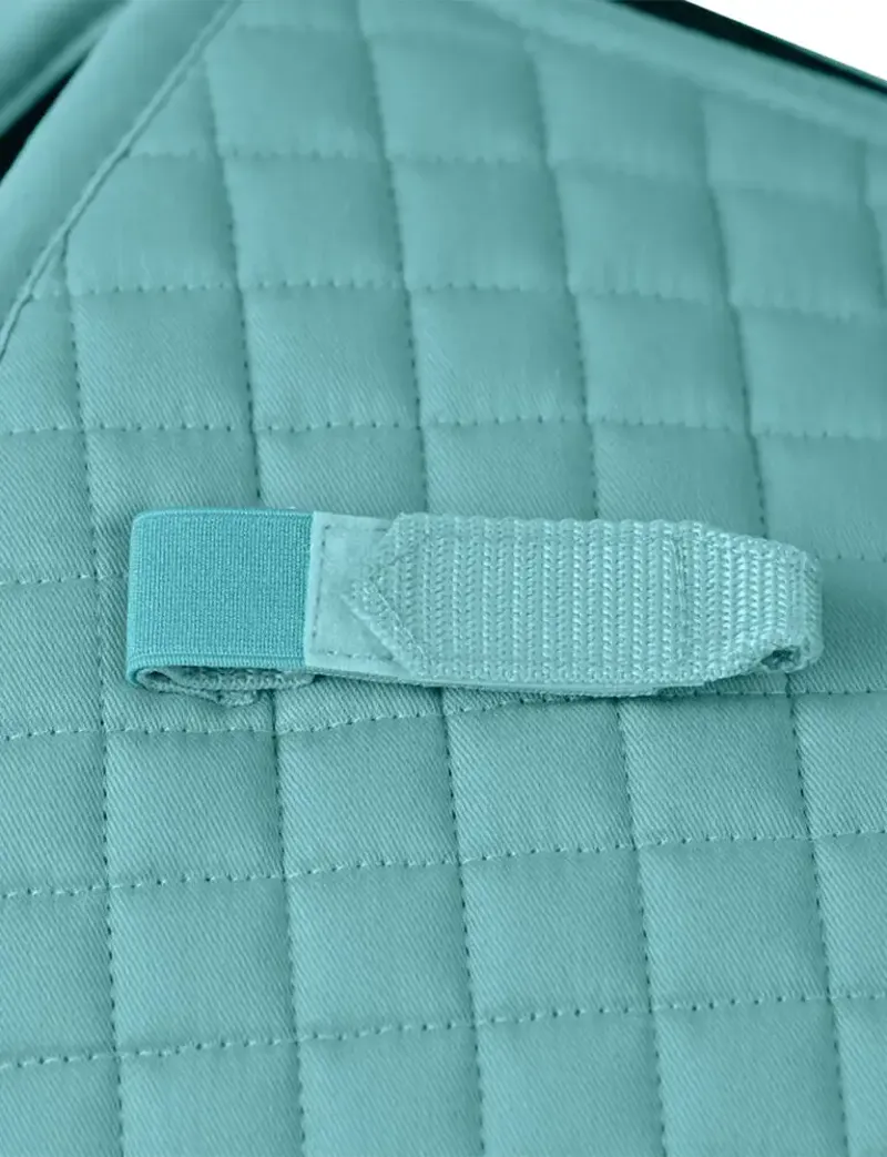 WeatherBeeta Prime Air-Tec Dressage Saddle Pad - Light Aqua-2