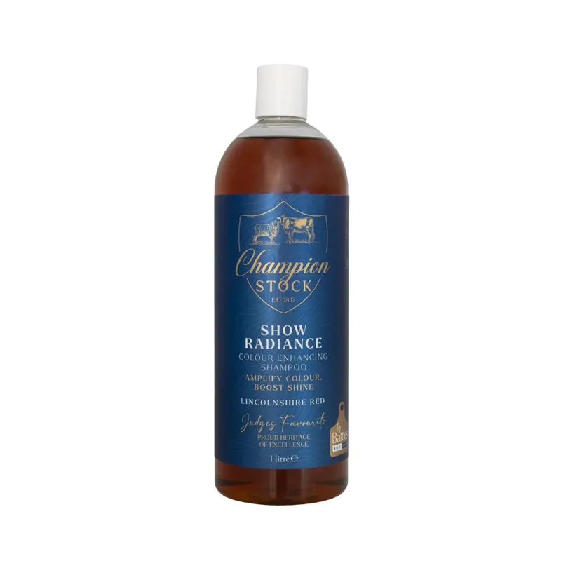Champion Stock Show Radiance Colour Enhancing Livestock Shampoo - Lincoln Red