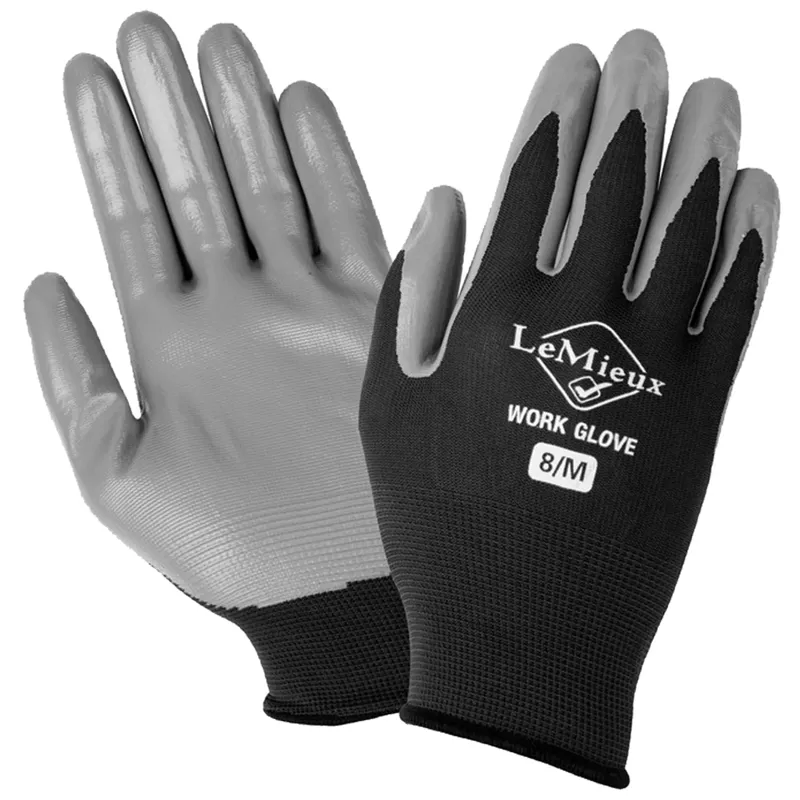 LeMieux Work Gloves - Black