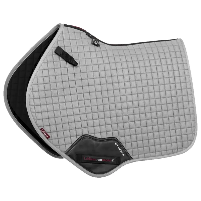 LeMieux Suede Close Contact Square - Grey 