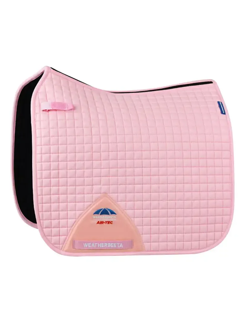 WeatherBeeta Prime Air-Tec Dressage Saddle Pad - Light Pink