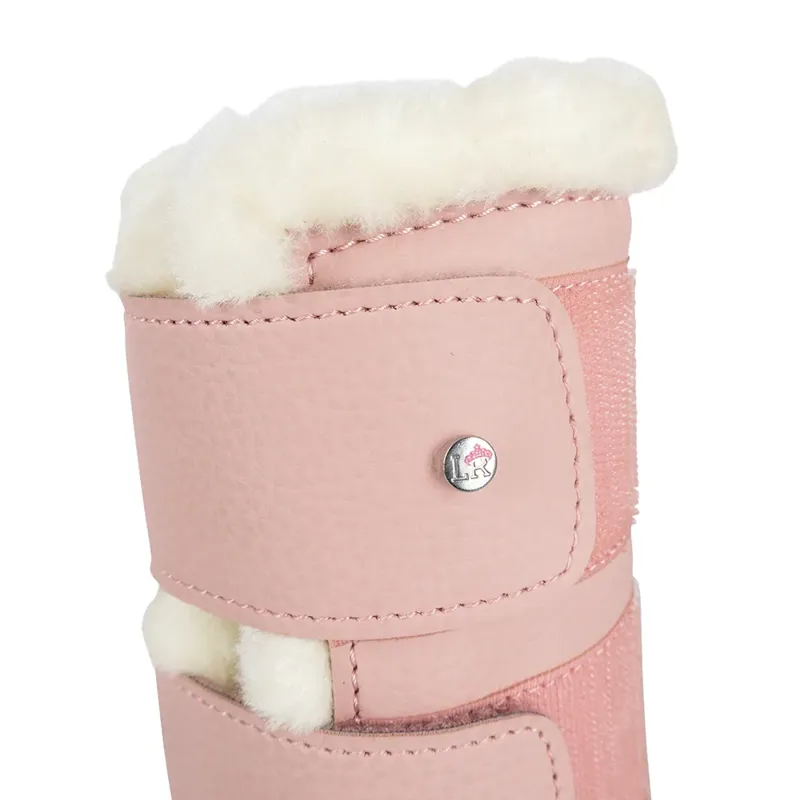 Hy Equestrian Little Rider Serena Brushing Boots - Pink-5
