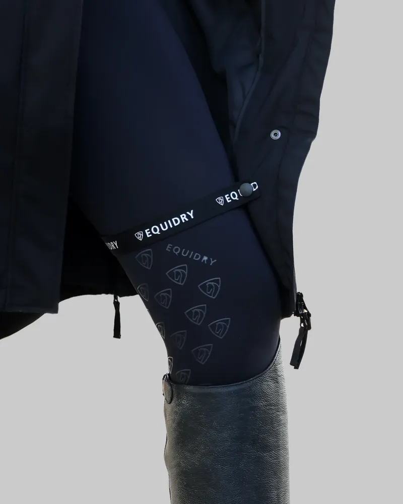 EQUIDRY BRONTE Ladies Fitted Waterproof Jacket - Black-6